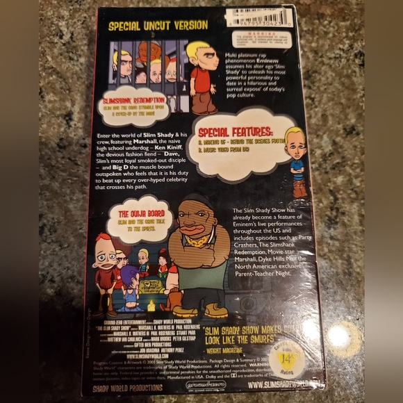 Eminem & Slim Shady Show VHS bundle - Picture 11 of 13